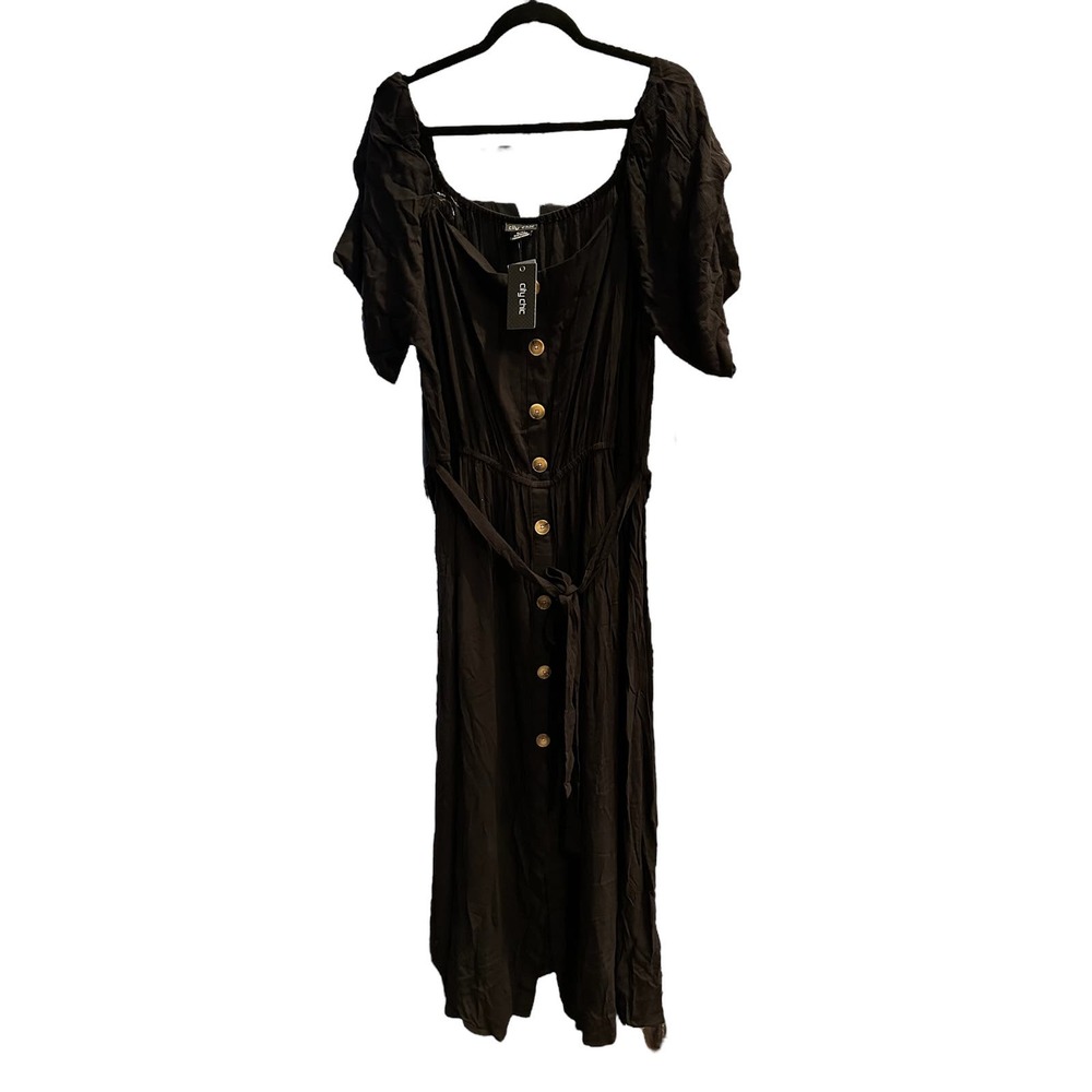 City Chic Exotic Love Maxi Dress size 22  B11